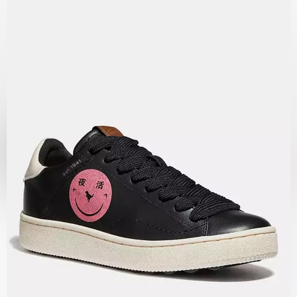 Coach Women's C101 Yeti Out Low-Top Platform Sneakers With Rexy size 8 - Picture 1 of 11